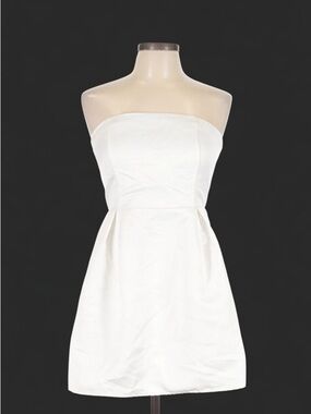 Princess Polly Strapless White Mini Dress